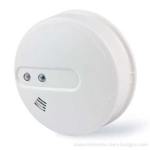 Carbon 9v Battery Optical Smoke Detector With Mcu Processing